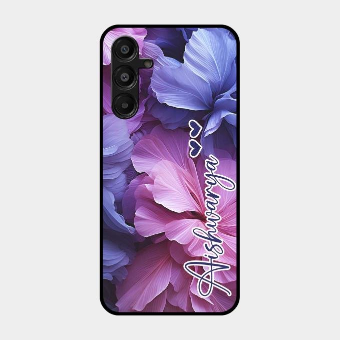 Perfect Customized Floral Glossy Metal Case Cover For Samsung Galaxy A16 5G