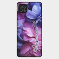 Perfect Customized Floral Glossy Metal Case Cover For Samsung Galaxy F42 5G