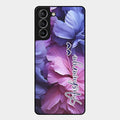 Perfect Customized Floral Glossy Metal Case Cover For Samsung Galaxy S21 Plus