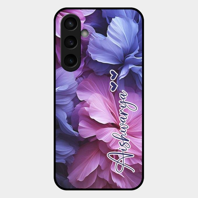 Perfect Customized Floral Glossy Metal Case Cover For Samsung Galaxy S23 Fe 5G