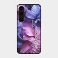 Perfect Customized Floral Glossy Metal Case Cover For Samsung Galaxy S25 5G