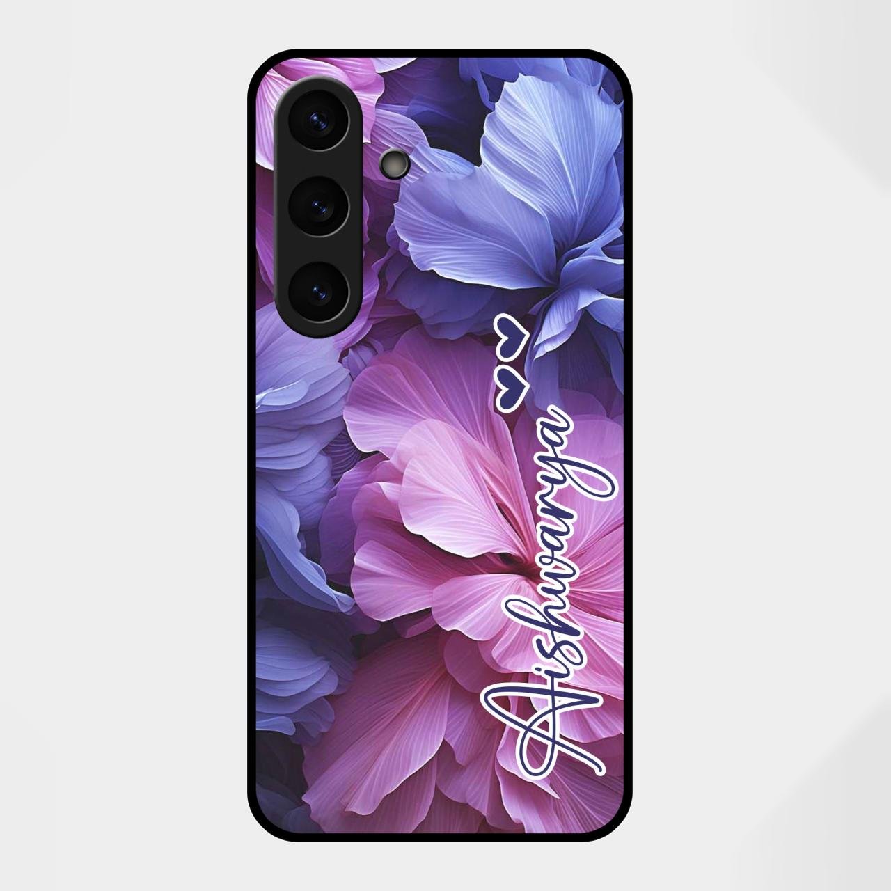 Perfect Customized Floral Glossy Metal Case Cover For Samsung Galaxy S25 FE 5G