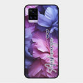 Perfect Customized Floral Glossy Metal Case Cover For Vivo V20