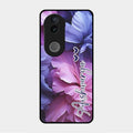 Perfect Customized Floral Glossy Metal Case Cover For Vivo V50E 5G