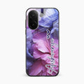 Perfect Customized Floral Glossy Metal Case Cover For Vivo V60e 5G