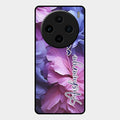 Perfect Customized Floral Glossy Metal Case Cover For Vivo X100 5G