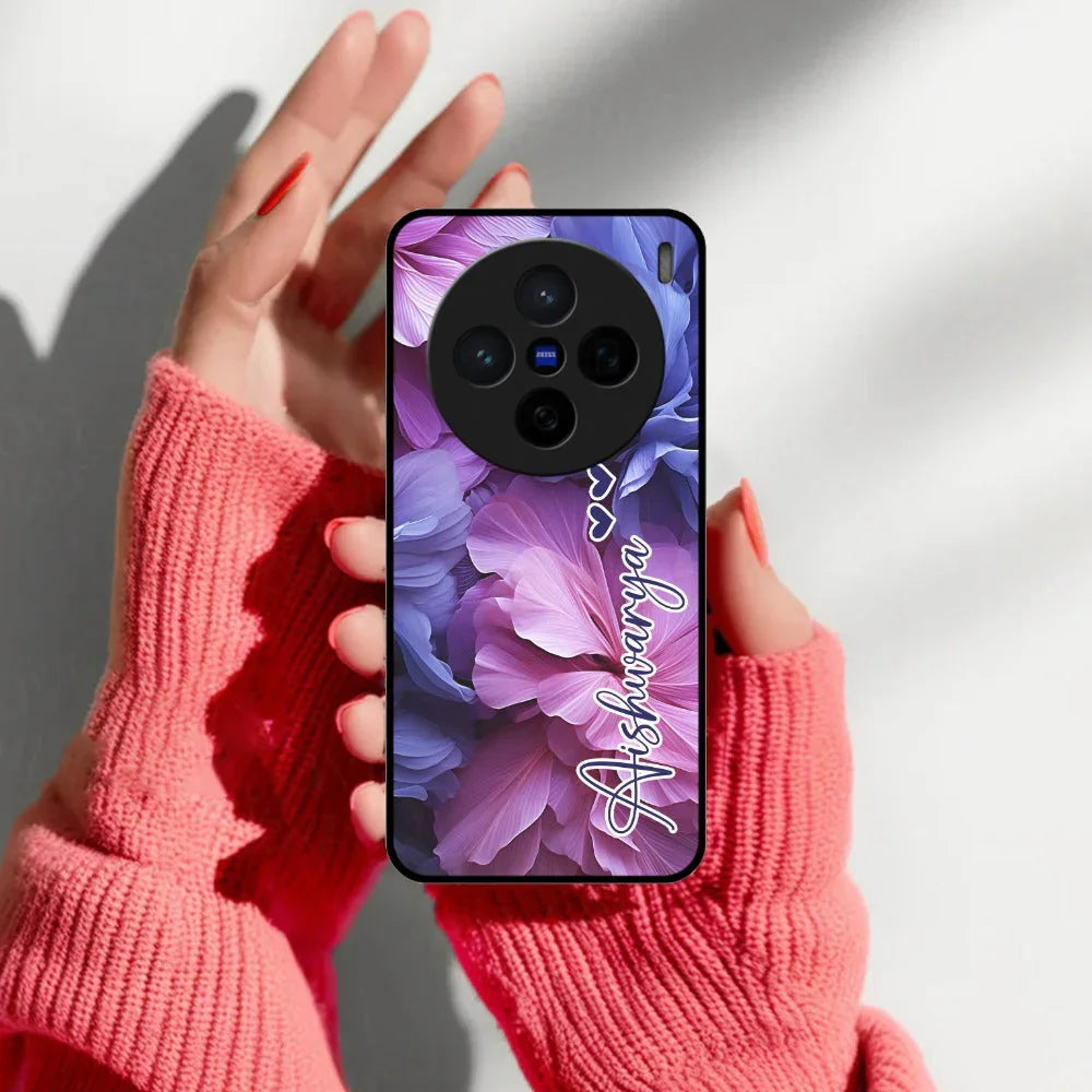 Perfect Customized Floral Glossy Metal Case Cover For Vivo - ShopOnCliQ