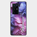 Perfect Customized Floral Glossy Metal Case Cover For Vivo X70 Pro Plus 5G