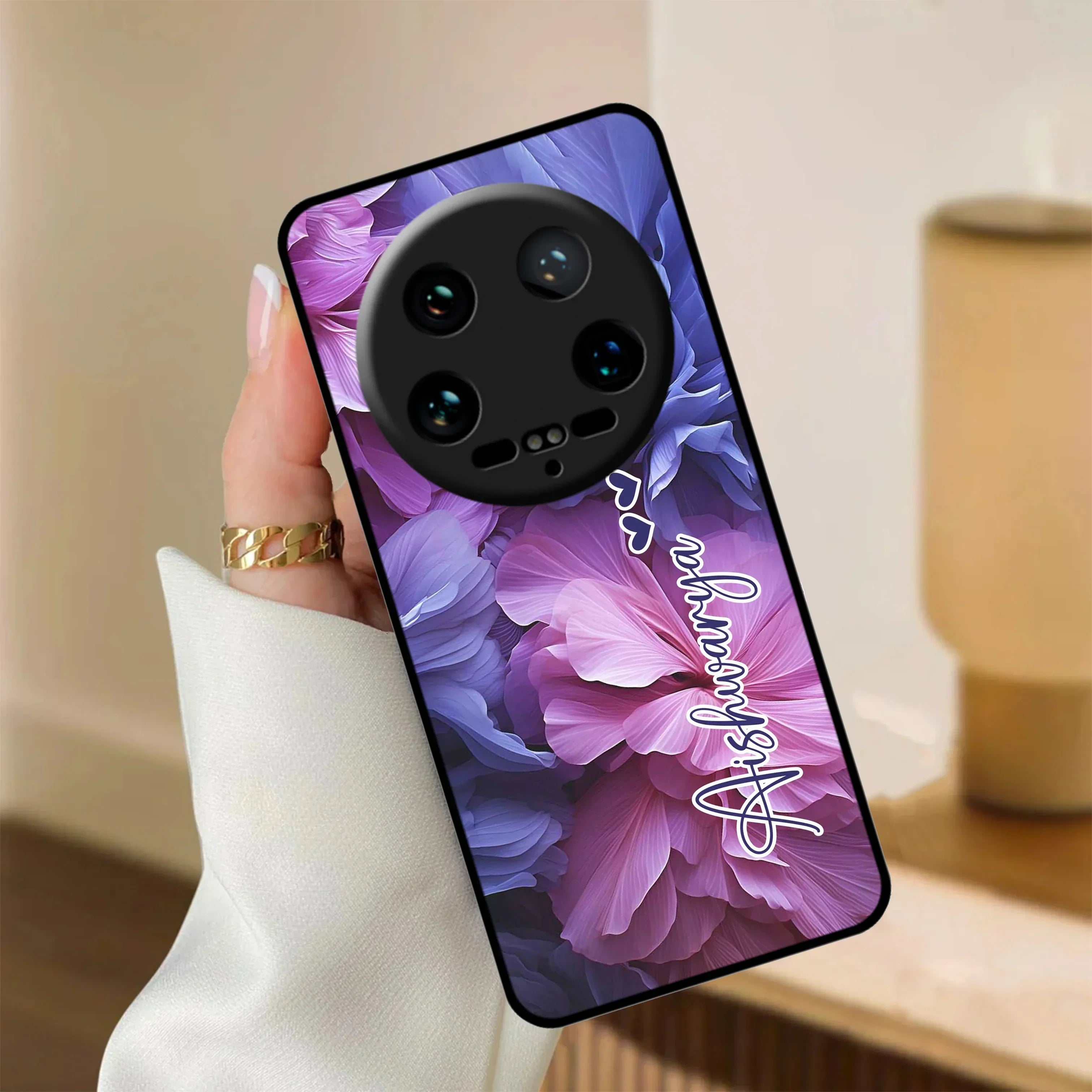 Perfect Customized Floral Glossy Metal Case Cover For Redmi - ShopOnCliQ