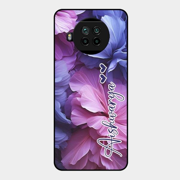 Perfect Customized Floral Glossy Metal Case Cover For Xiaomi Mi 10I 5G