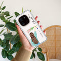 Personalized Blue Blossom Girl Anti Yellow Case For iQOO 12 5G