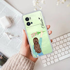 Personalized Blue Blossom Girl Anti Yellow Case For iQOO 9 Pro 5G
