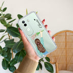 Personalized Blue Blossom Girl Anti Yellow Case For iQOO Z9s 5G