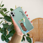 Personalized Blue Blossom Girl Anti Yellow Case For CMF Nothing Phone 1 5G