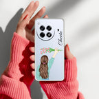 Personalized Blue Blossom Girl Anti Yellow Case For OnePlus 12R 5G