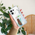 Personalized Blue Blossom Girl Transparent Silicon Case For Samsung Galaxy F54 5G