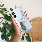 Personalized Blue Blossom Girl Anti Yelllow Case For Realme 10 Pro 5G