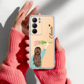 Personalized Blue Blossom Girl Anti Yelllow Case For Realme Narzo 80x 5G