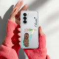 Personalized Blue Blossom Girl Anti Yelllow Case For Realme P4x 5G