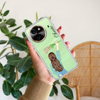 Personalized Blue Blossom Girl Anti Yellow Case For Vivo T3X 5G