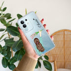 Personalized Blue Blossom Girl Anti Yellow Case For Vivo T4x 5G