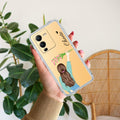 Personalized Blue Blossom Girl Anti Yellow Case For Vivo V25 Pro 5G