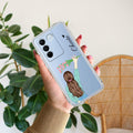 Personalized Blue Blossom Girl Anti Yellow Case For Vivo V27 Pro 5G