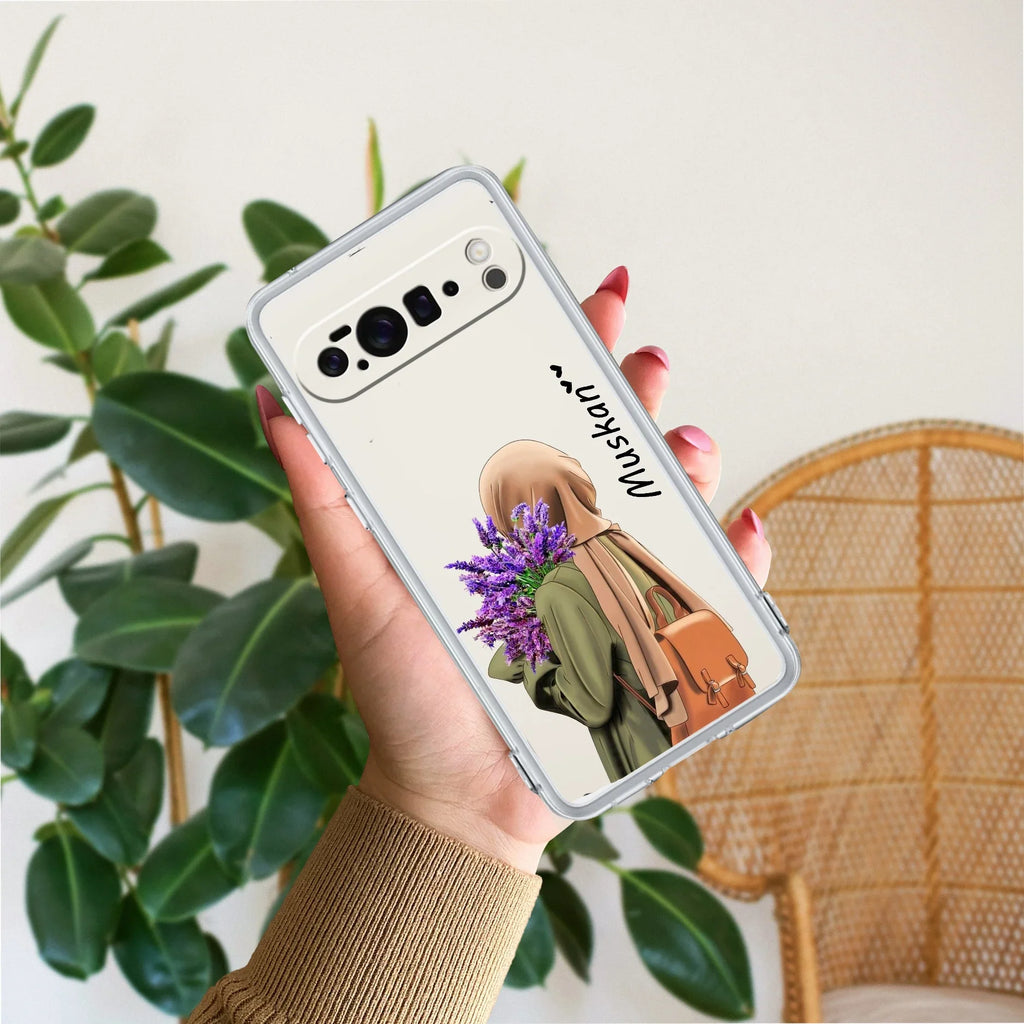 Personalized Hijab Girl Anti Yellow Case For Google Pixel 10 Pro XL
