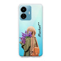 Personalized Hijab Girl Transparent Silicon Case For iQOO Z6 Lite 5G