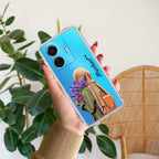 Personalized Hijab Girl Transparent Silicon Case For Vivo Y28 5G
