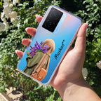 Personalized Hijab Girl Transparent Silicon Case For iQOO Z7s 5G