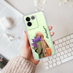 Personalized Hijab Girl Transparent Silicon Case For Vivo X90 5G
