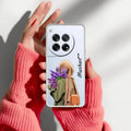 Personalized Hijab Girl Transparent Silicon Case For OnePlus 12 5G