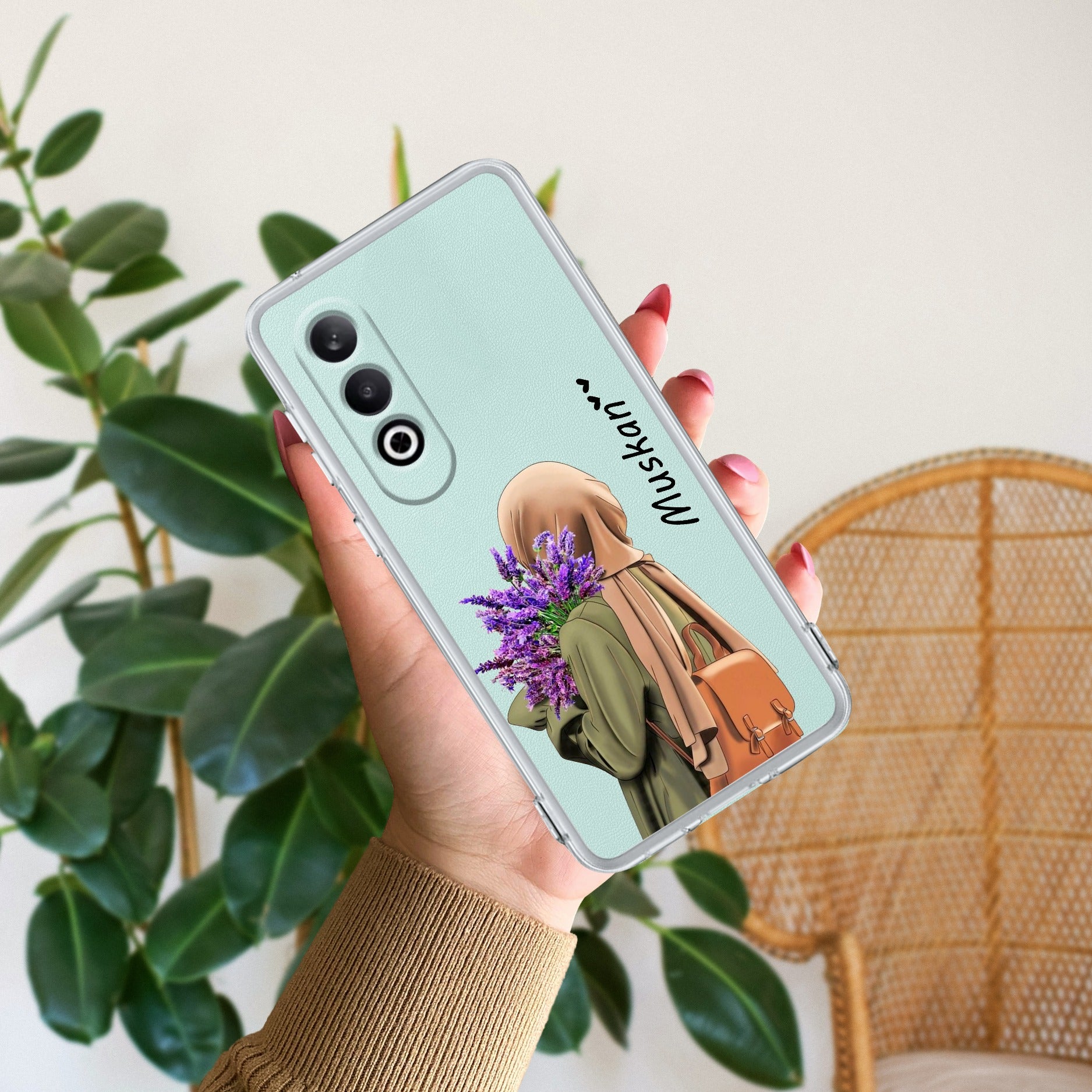 Personalized Hijab Girl Anti Yellow Case For OnePlus Nord CE 4 5G