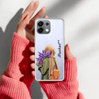 Personalized Hijab Girl Transparent Silicon Case For Oppo F27 Pro Plus 5G