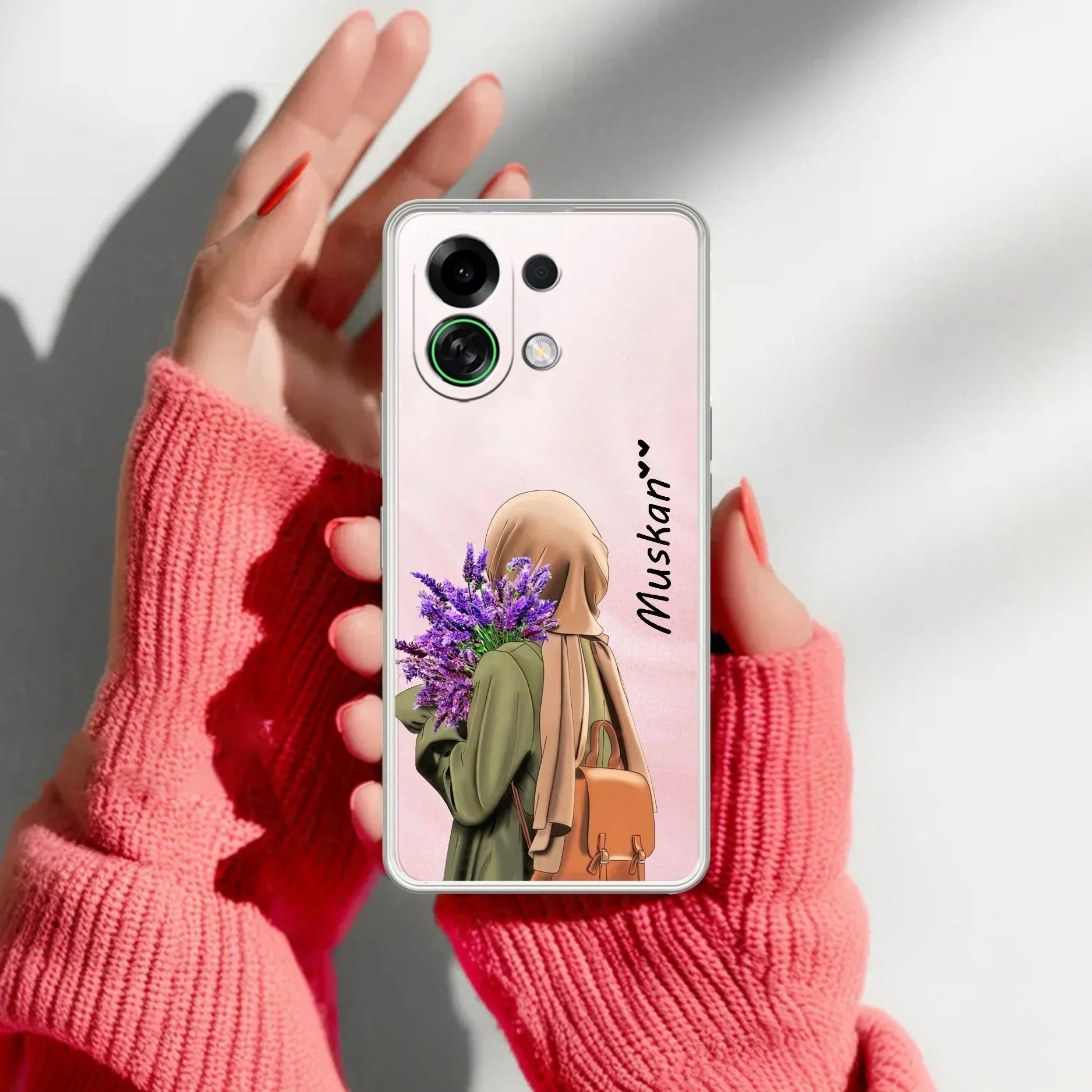 Personalized Hijab Girl Anti Yellow Case For OPPO K13 Turbo Pro 5G
