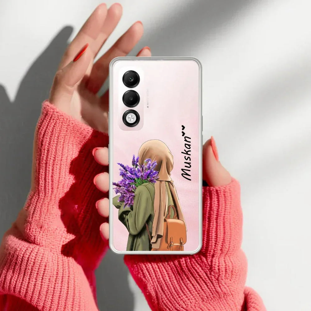 Personalized Hijab Girl Anti Yellow Case For Oppo K13x 5G