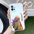 Personalized Hijab Girl Transparent Silicon Case For Vivo T2 Pro 5G