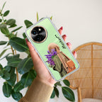 Personalized Hijab Girl Transparent Silicon Case For Vivo