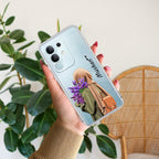 Personalized Hijab Girl Transparent Silicon Case For Vivo Y21 / Vivo Y21A / Vivo Y21E /Vivo Y21S/ Vivo Y21T