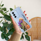 Personalized Hijab Girl Transparent Silicon Case For Vivo T4 Lite 5G