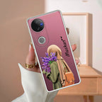 Personalized Hijab Girl Transparent Silicon Case For Vivo - ShopOnCliQ