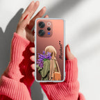 Personalized Hijab Girl Transparent Silicon Case For Vivo V23 5G