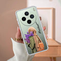 Personalized Hijab Girl Transparent Silicon Case For Vivo X200T 5G