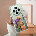 Personalized Hijab Girl Transparent Silicon Case For Vivo X300 Pro 5G