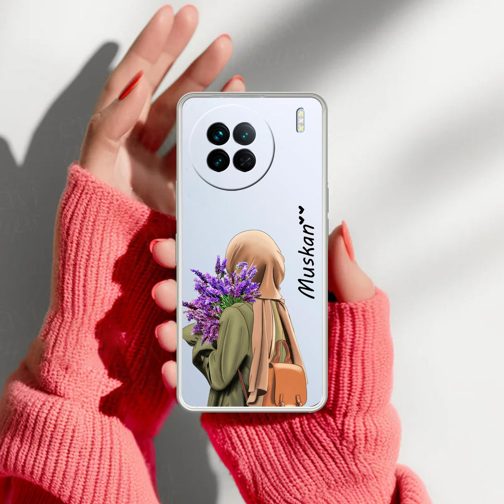 Personalized Hijab Girl Anti Yellow Case For Vivo X90 5G