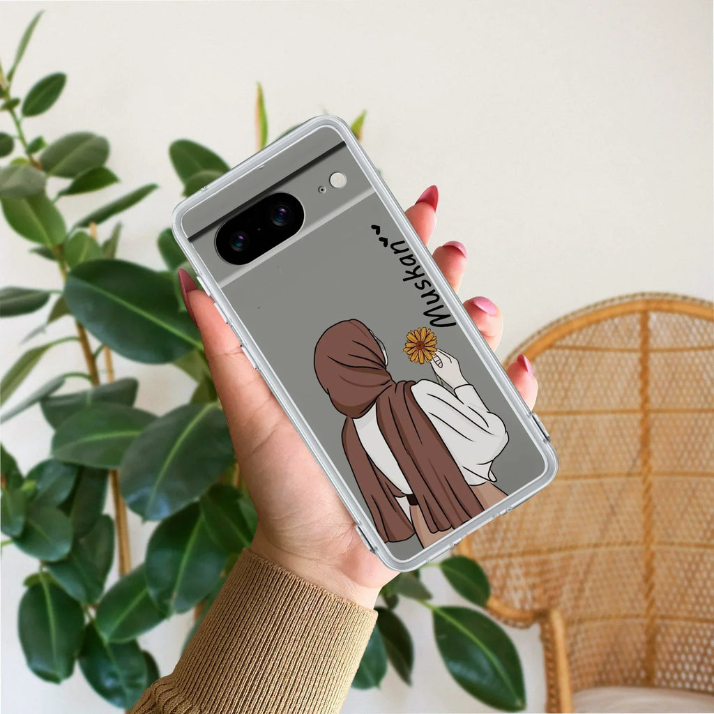 Personalized Hijab Girl Anti Yellow Case V2 For Google Pixel 8 5G