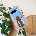 Personalized Hijab Girl Transparent Silicon Case V2 For Google Pixel 8 Pro 5G