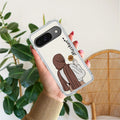 Personalized Hijab Girl Transparent Silicon Case V2 For Google Pixel 9