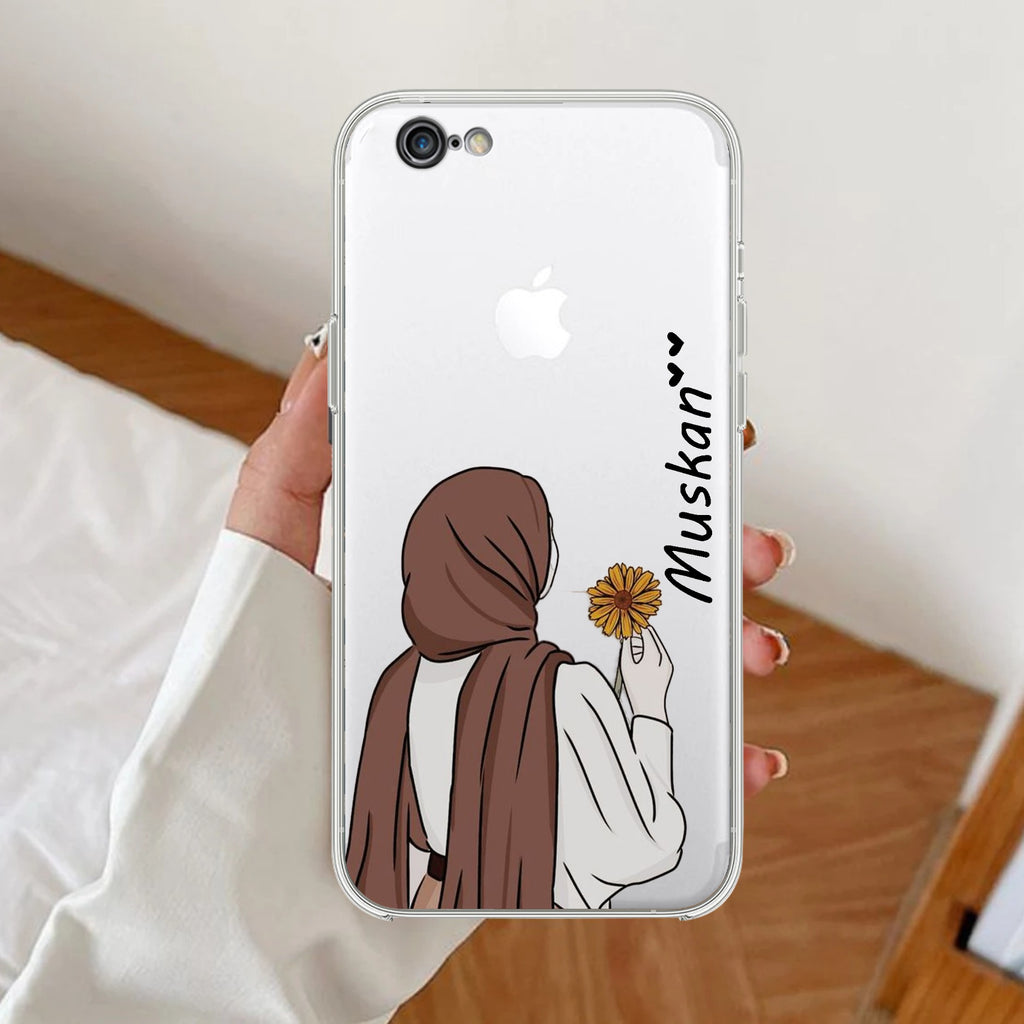 Personalized Hijab Girl Anti Yellow Case V2 For iPhone 7 / iPhone 8 / iPhone Se 2020